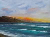 Tramonto ligure  Olio su tela - 40 x 50